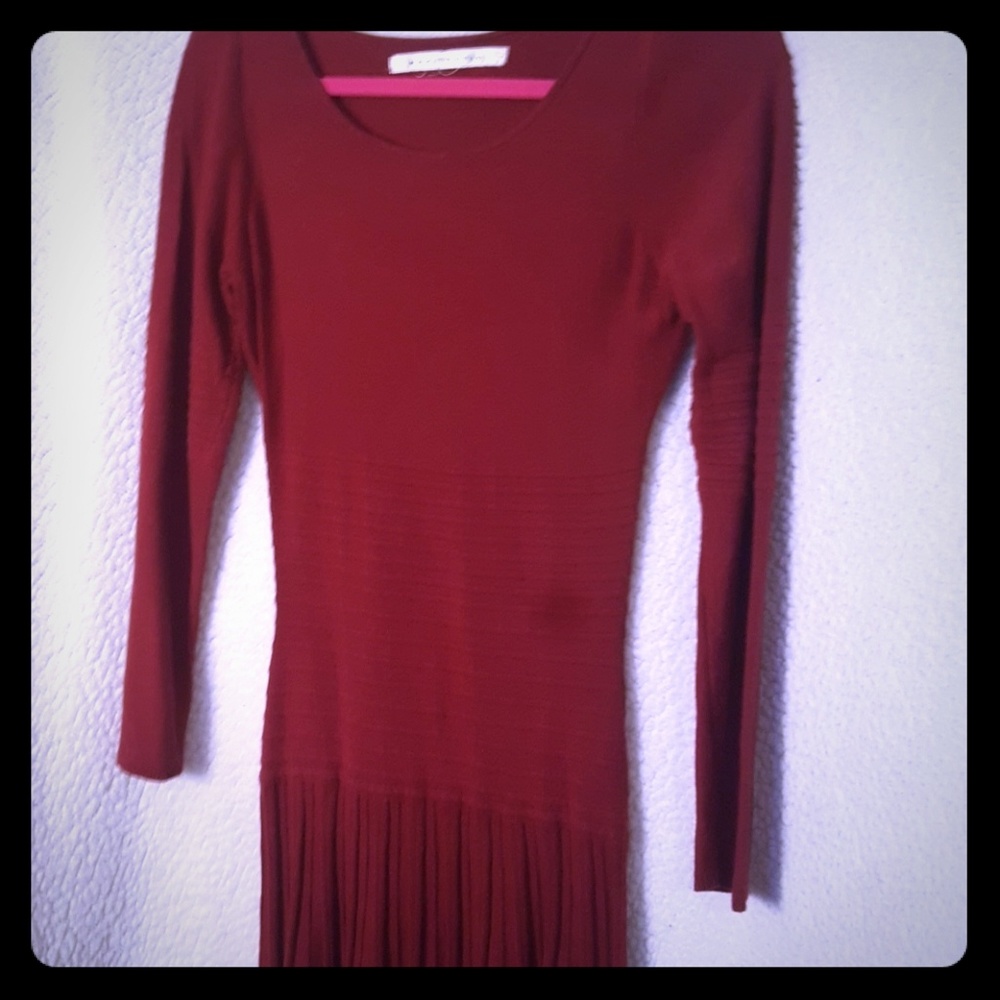 Red Fitted Dress